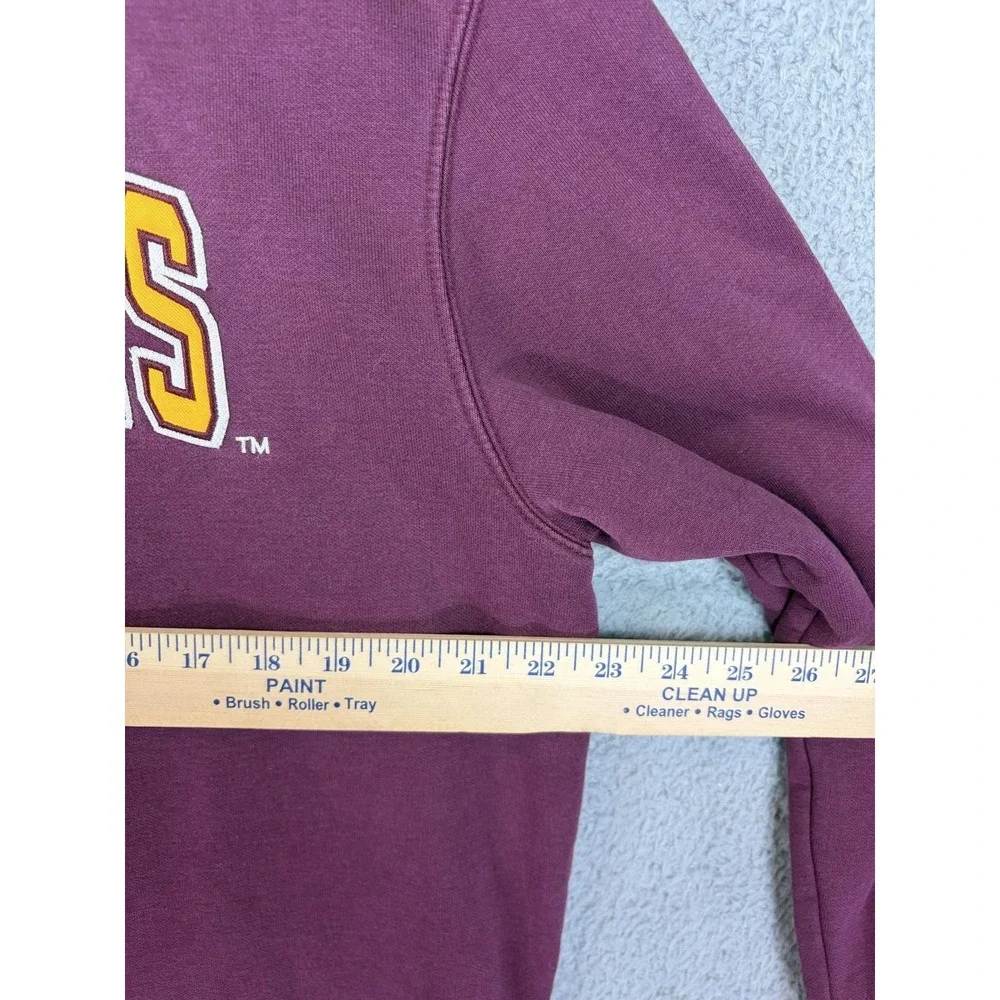 Central Michigan Chippewas Sweatshirt Mens Large Red NCAA Crewneck Colosseum Men